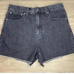 Madewell Charcoal Jean Shorts